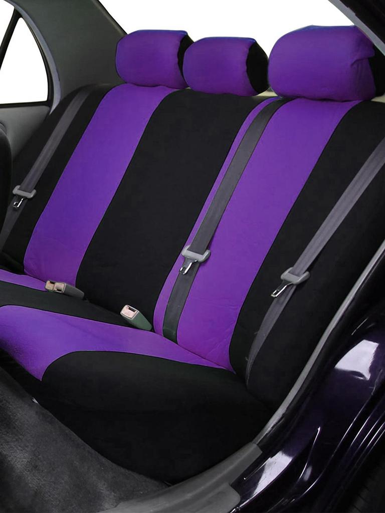 Universal 9-Piece Flat Style Car Seat Cover Set for Five Seats