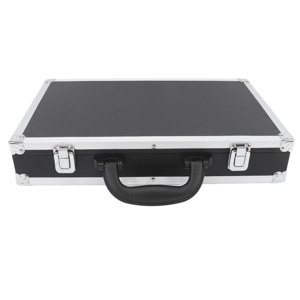 Billiard Balls Storage Box Aluminum Alloy Frame Waterproof PU Cover Lightweight Portable Pool Ball C