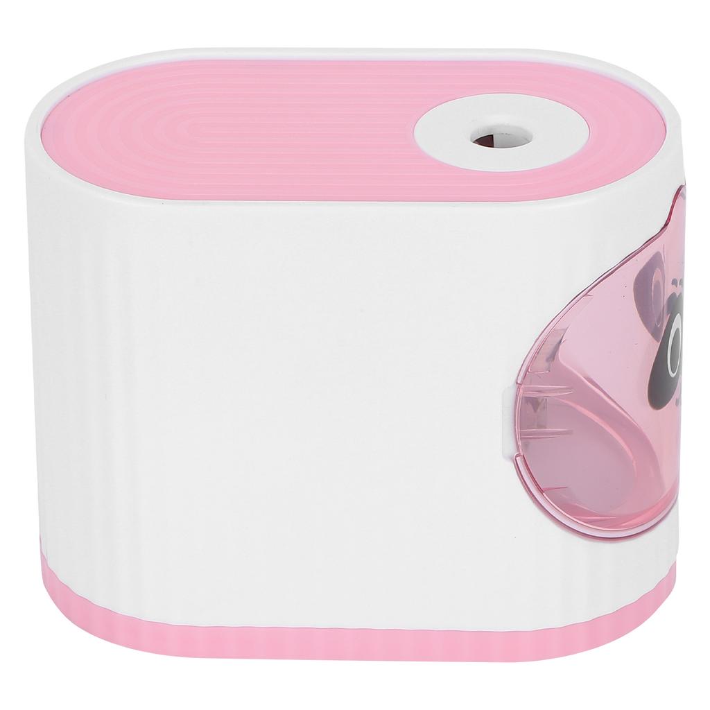 Electric Pencil Sharpener Classroom Cartoon Stationery Auto Stop for Kids ArtistsPink