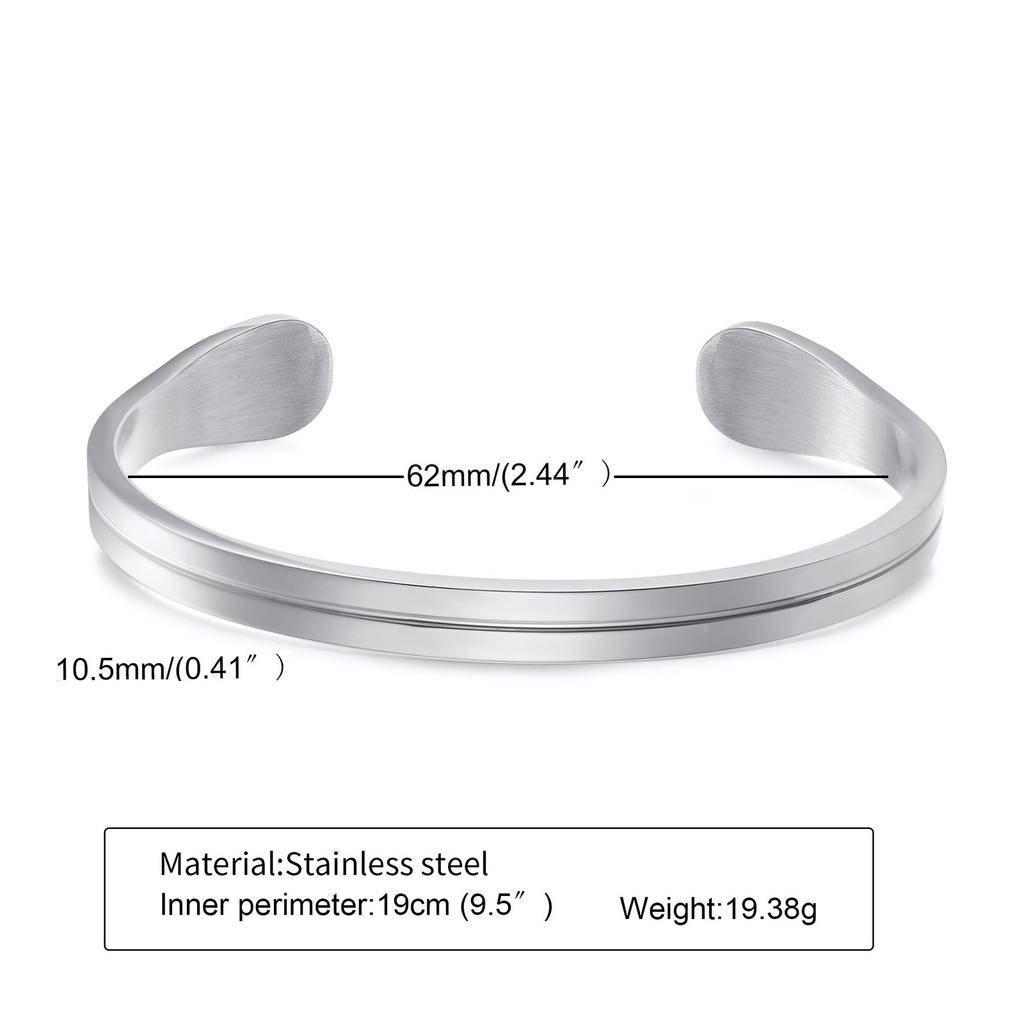 Dames Dun Armbandje, Roestvrij Staal Manchet Armband, Dunne Manchet, Vriend Manchet, Cadeaus voor Hem, Vaderdag Cadeaus