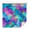 Ink Wallpaper Turquoise, Violet, Blue and Azure 50x1000