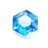 14+ Ct Natural Blue Topaz Hexagon Cut Fabulous Certified Loose Gemstone