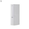 Narrow Trash Can Bathroom Toilet Brush Waste Bin Bucket Garbage Bag Dispenser