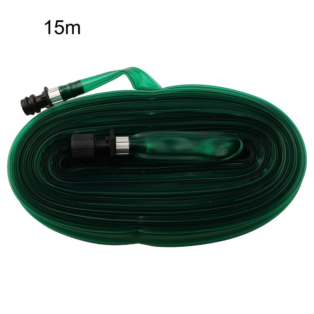 Lightweight and Efficient PVC Flat Sprinkler Soaker Hose for Watering in For Garden Flowers Beds Vegetable Shrub Tree Yard