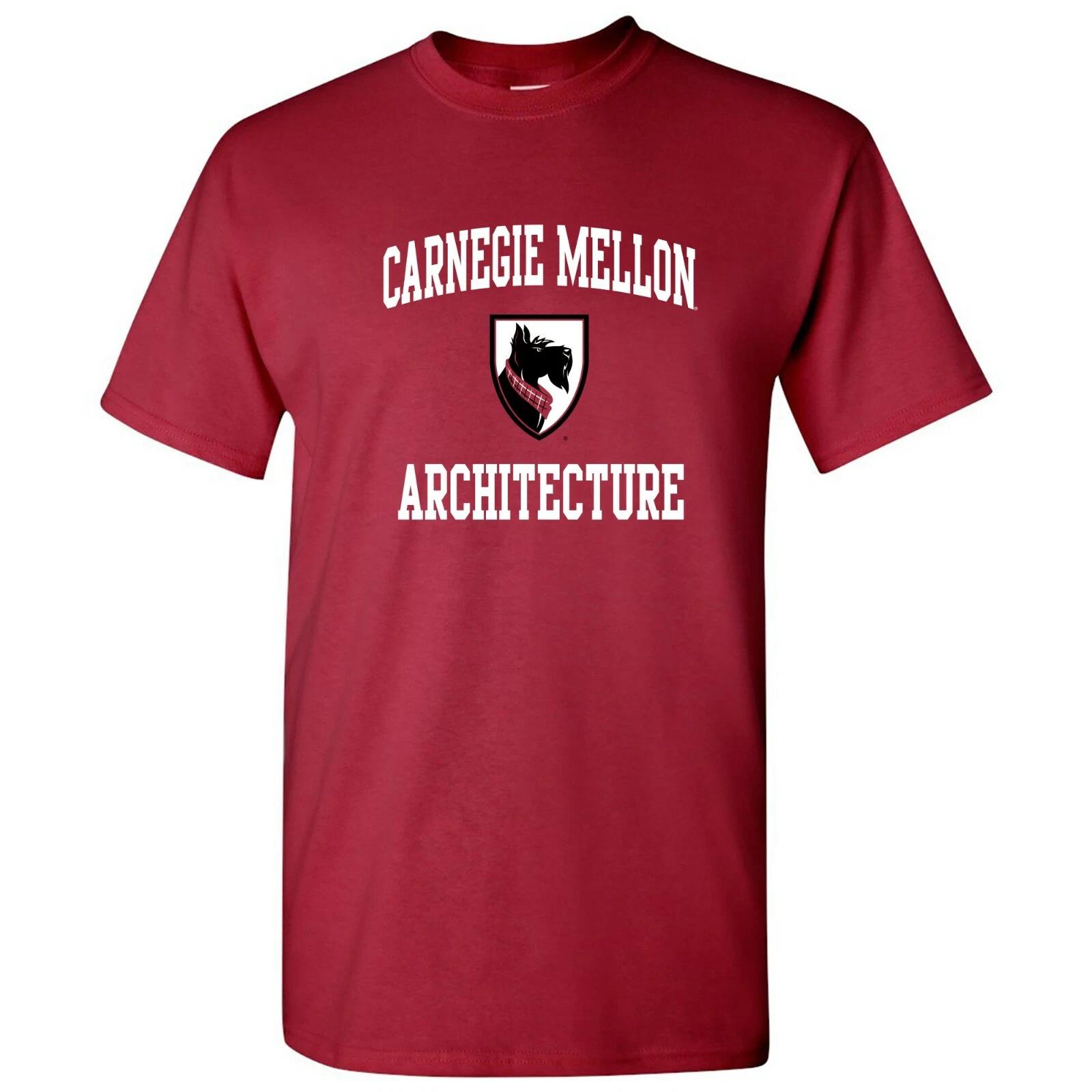 Carnegie Mellon University Tartans Arch Logo Architecture T Shirt - Cardinal 4XL