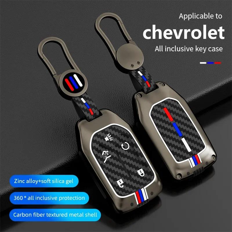 Auto Smart Key Fob Cover Case Fit For Chevrolet Colorado Silverado 1500 2500Hd 3500Hd Gmc Yukon Sierra Canyon Auto Key Ring Auto Accessories