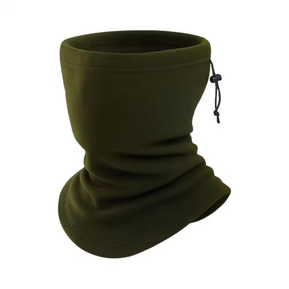 Winter Motorcycle Warm Scarf Wool Windproof Ski Mask Suitable for Unisex Drawstring Thick Camping and Hiking Sports Half Mask