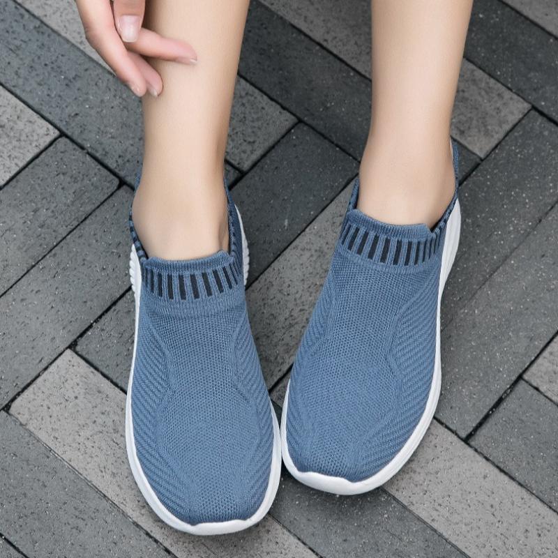 Women's Summer Walking Casual Shoes Breathable Running Large Size Socks Sports Shoes