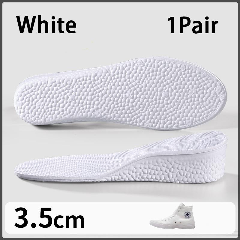 1Pair Elastic Soles Arch Support Comfortable Shoe Pads Men's and Women's Height Increase Insoles Shock-absorbing Sports Insoles