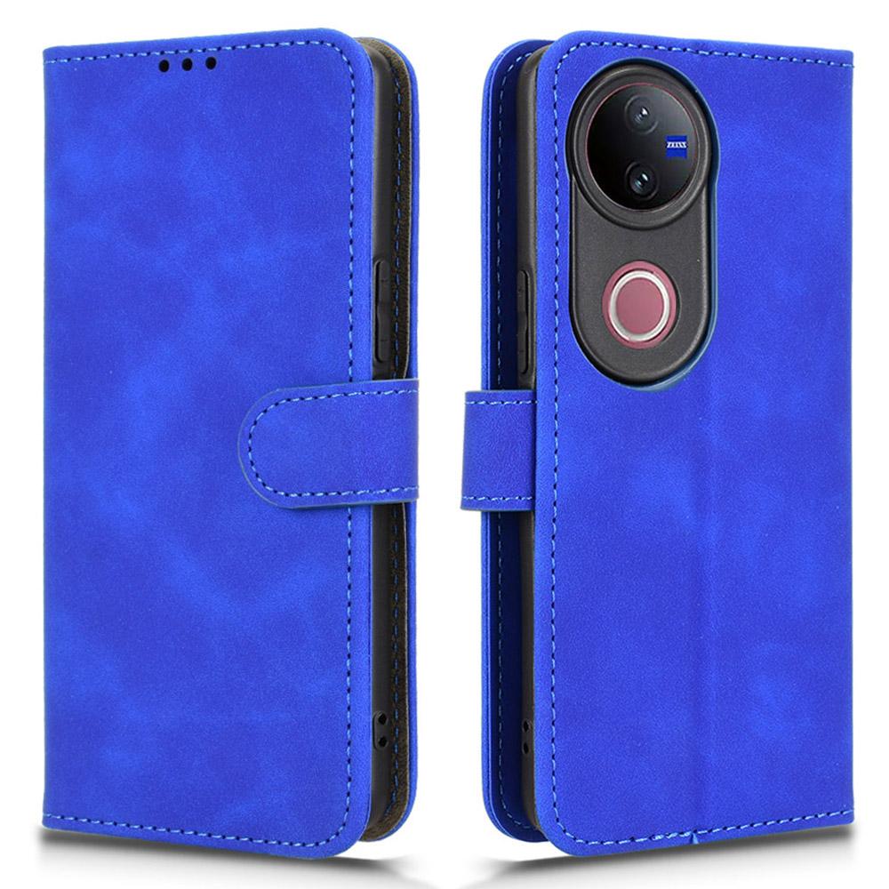 

Для vivo V50 5G Шкіряний чохол з відчуттям шкіри Протиударний Чохол-гаманець Книжка E