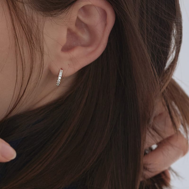 PAIGEFLYNN JEWELRY [925 Silver] Brill Classic Earrings