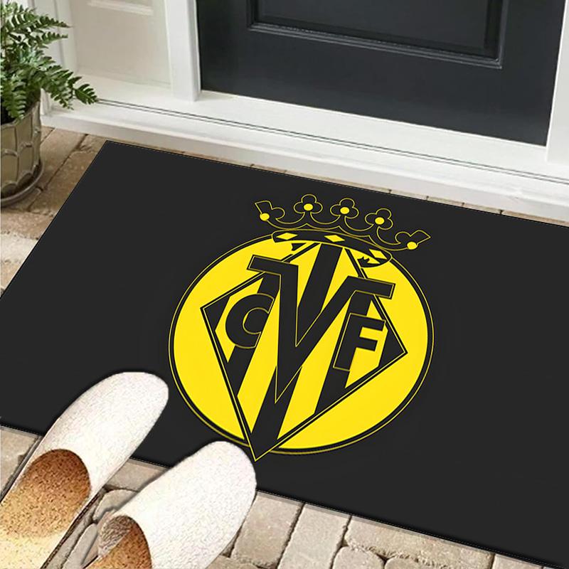1PC rug Vill-arreal Flames Carpet, Chair Rug,Area Rug for Office Bedroom living rooms bedroom, Doormat decor Christmas fan gifts