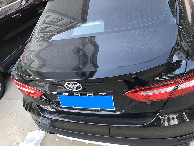 Original No-Drill Rear Spoiler for 18th Gen Toyota Camry - Exterior Trim Modification.
