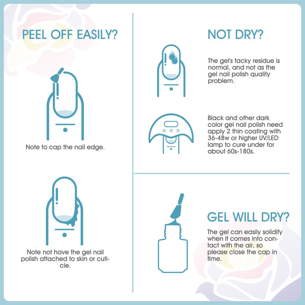 ROSALIND 4 stücke Soak Off UV Gel Polnischen Basis Top Matt Top Mantel Gel Nagellack Luft Trocknen Gel Für Nail art