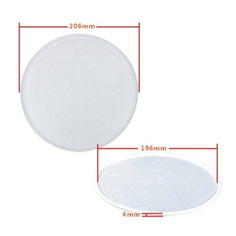 4/5/6.5/8inch Ceiling Speakers Cover Decorative Round Metal Net Mesh Grille Ceiling Speakers Grill Holder Mouting Base