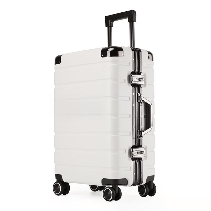 JOURHEY SHI Aluminum Frame Luggage with Cup Holder