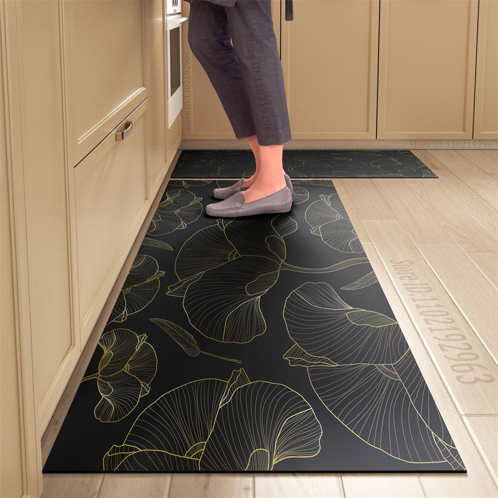 Rutschfeste Küchenmatte Lange Teppiche Kristall-Samt-Teppich für Wohnzimmer Absorbierende Fußmatten Schlafzimmer-Fußmatte Alfombra Kleine Teppiche