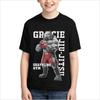 Jiu-Jitsu Grappling Anime Animal Dog Graphic 3D Printed T-Shirt Polyester Kid TShirt Gentle Quick Dry Stretch Childrens T-shirt