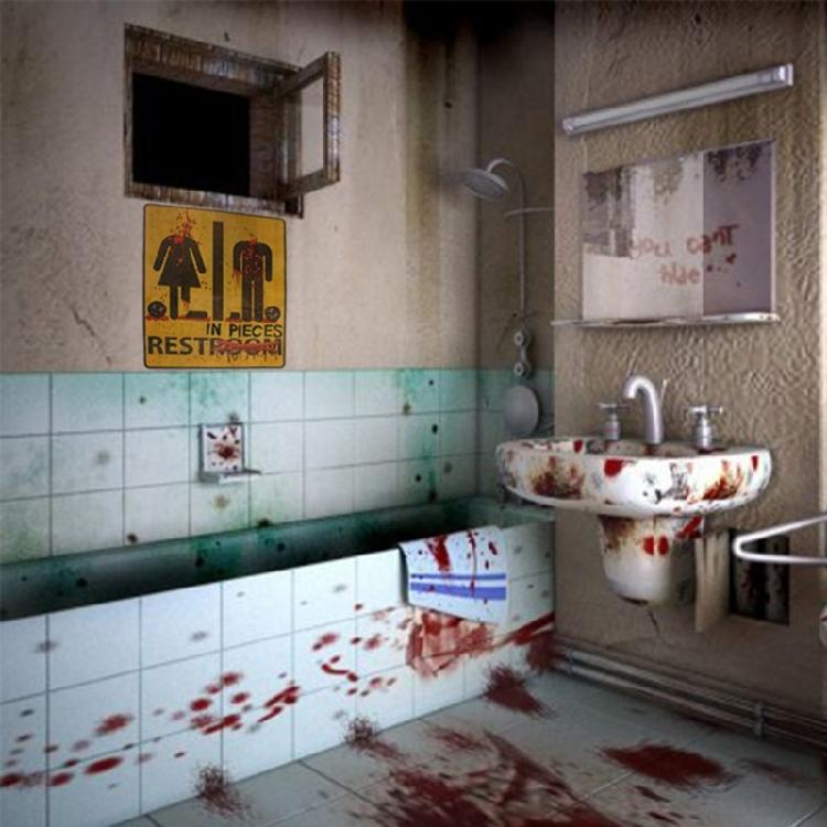 Halloween Toilet Sticker Skull Toilet Decals Perfect for Carnivals Horror Decor