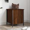 VidaXL Storage Bench Brown Oak 40x42.5x50 Cm Engineered Wood, Bench, Storage Bench, Hallway Seat, Bench 839012