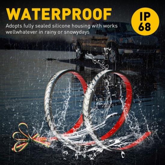 60"in LED Truck Strip Tailgate Light Bar Fit Truck 12V Pickup Trailer Car SUV RV