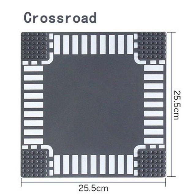 Classic Base Plates City Street Road Plate Building Blocks Figures Construction Toys 32*32 32x32 Dots Baseplates Plastic Bricks