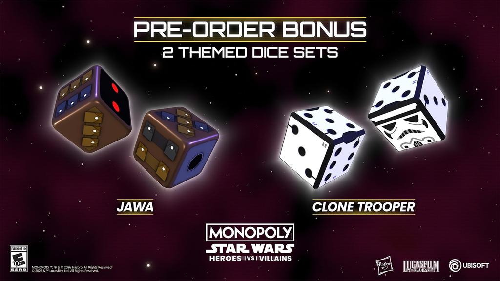 Star Wars Heroes Villains North Switch Monopoly Vs. (Imported Version America) -