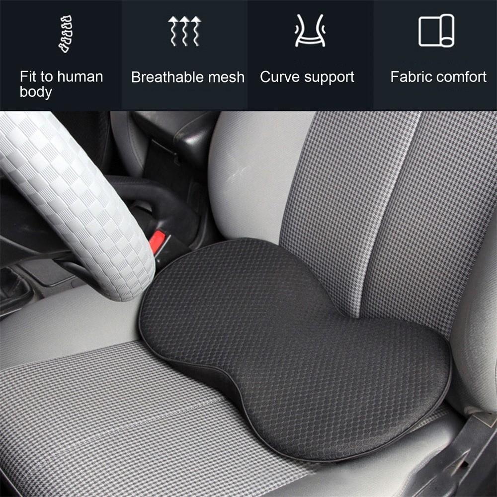 Breathable Car Seat Cushion Seat Raising Lower Back Support Pad Lumbar Support Pillow Truck Seat