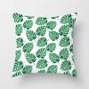 Summer Decor Pillow Cushion Cover Palm Leaf Green Home Decor Pillow Cover Tropical Plant Cactus Monstera