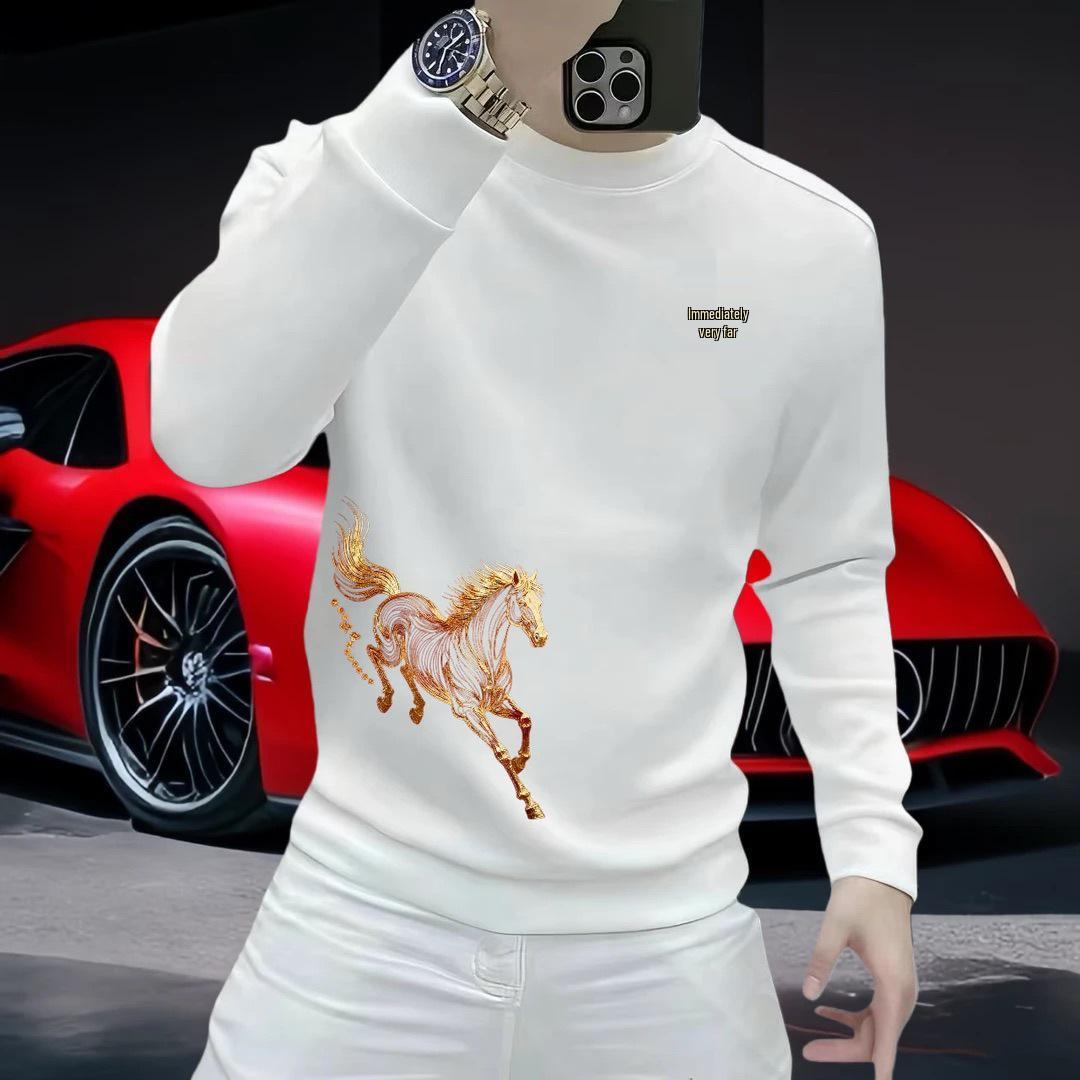 2026 Year of the Horse Red Slim-Fit Hoodie for Men & Women, Zodiac New Year Style, Good Luck Charm Top. XXL