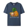 2026 Neue Ananas Pizza Lustige Peperoni Pizzas Grafik T-Shirt Herren Damen Humor Vintage Neuheit T-Shirts Herren Tee