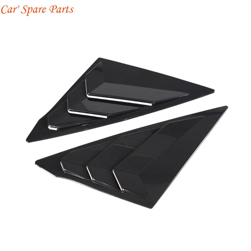

Y4UA Front Window Shutter Cover Trim Window Louver Side Vent Decoration Easy Install чёрный