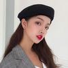 WHITE FANG Beret Hat Autumn Winter Spring Popular Hat Cap Plain Stylish Cute CA449 Women's (05 Blue)