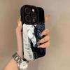 Black White Horses Phone Case For iPhone 11 12 13 14 15 Plus 17 16 Pro Max 17 Air XR X XS 15 16 Plus Protection Back Cover