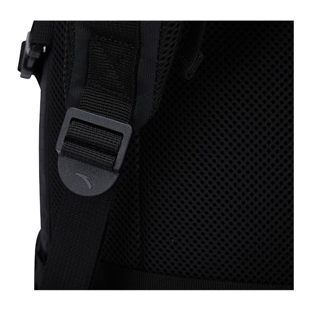 Anta KAI Team Printed Color Block Design Fabric Backpack Unisex Backpack Black 192531167D-1