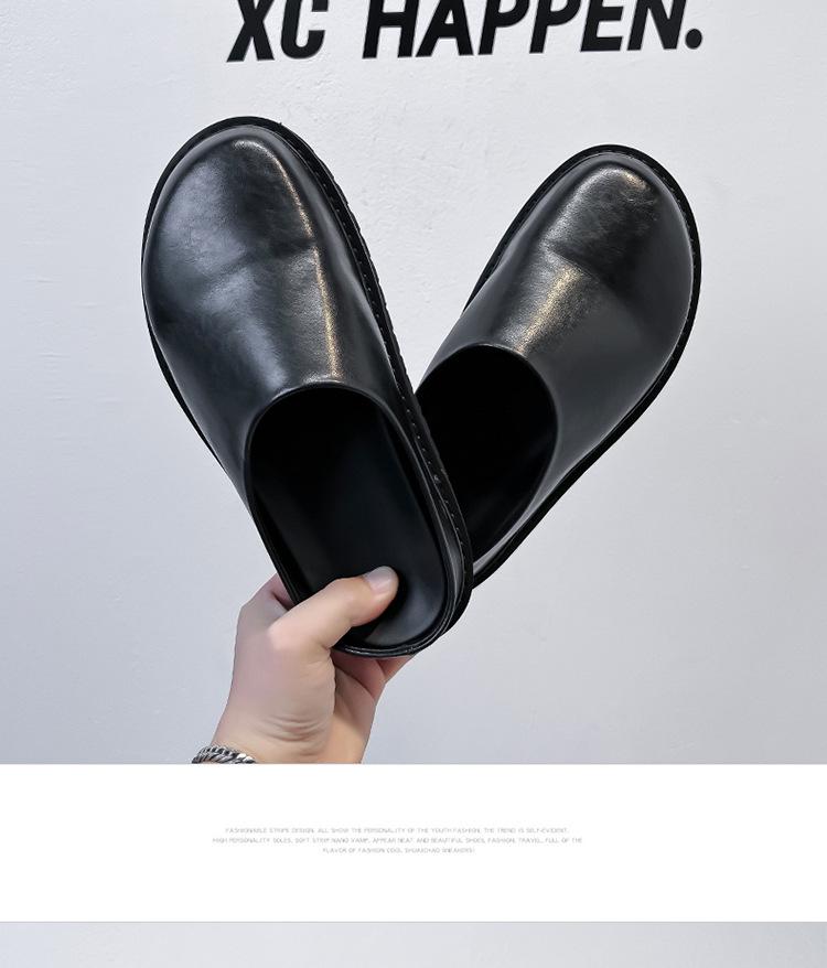 2024 Letní Retro Britský Styl Ležérní Pracovní Obuv Pantofle - 18887-A