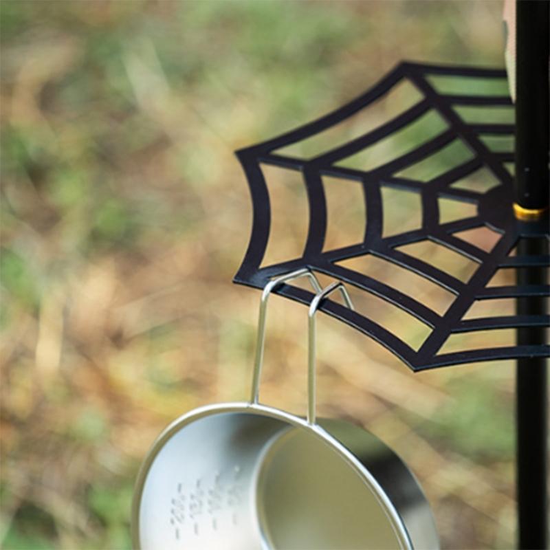 Camping Light Basket Tray Tent Light Stand Tray Outdoor Lamp Brackets Tray for Personality Exploration