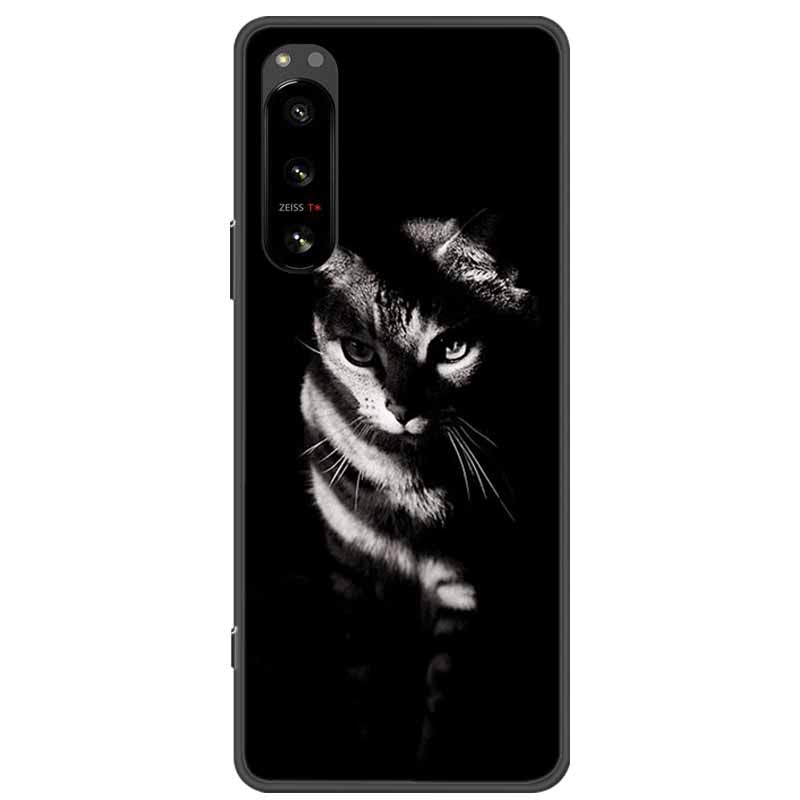 For Sony Xperia 5 III Case Soft TPU Cute Cats Silicone Protective Cover for Sony Xperia 5 II Phone Cases Xperia5 Cartoon Fundas