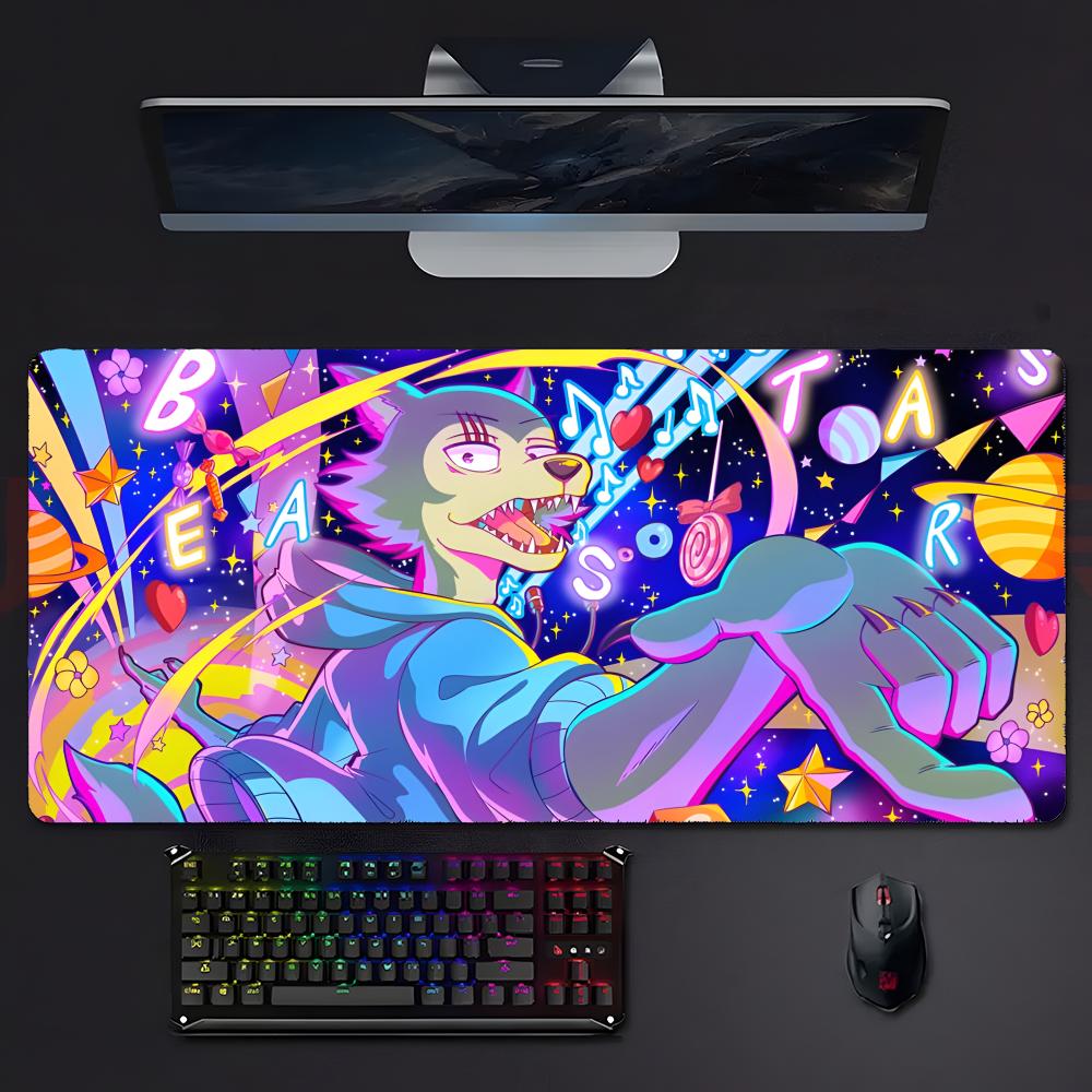 Cute Warm Anime BBeastars Mouse Pad Mousepad Large Gaming Lockedge Thickened Pc Table Desk Mat