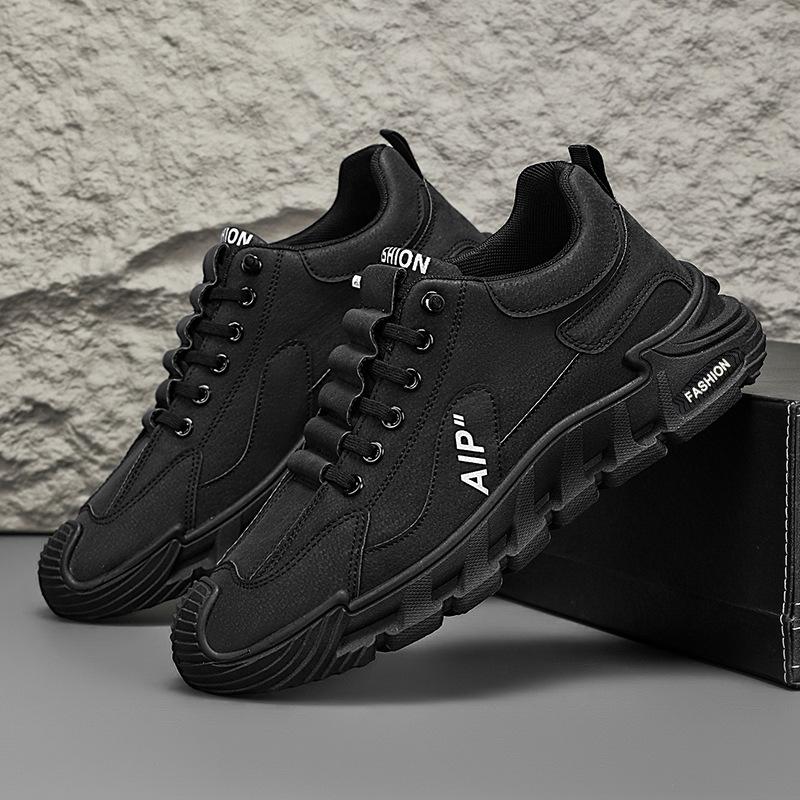 Spring new labor insurance men's shoes men's casual board shoes platform non-slip driving shoes men's sports running shoes