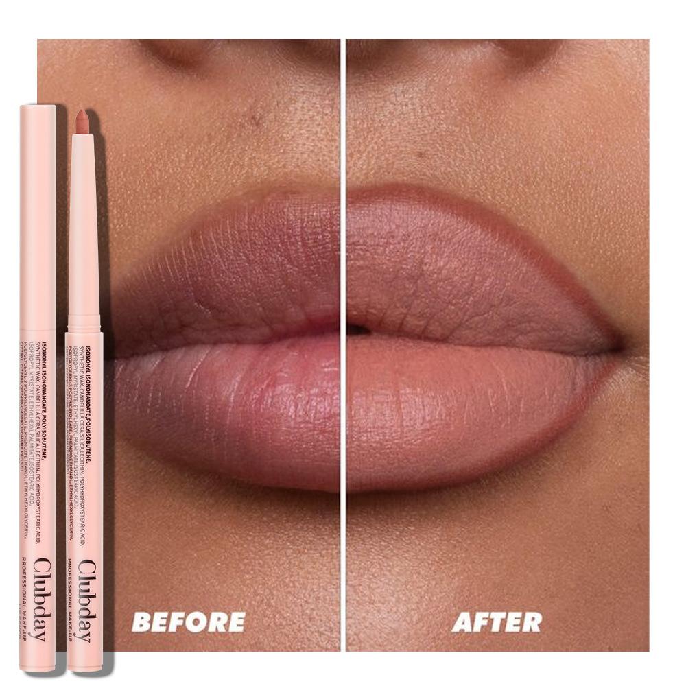 Easy Coloring Rotary Lipstick Pen Lasting Makeup Matte Natural Lipstick Lipliner