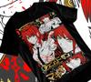 Japanese Anime Sawtooth T-shirt Women's Chainsaw T-shirt Maki Tama Comic Punk Harajuku Clothes Aesthetic Clothes Y2k Top Goth