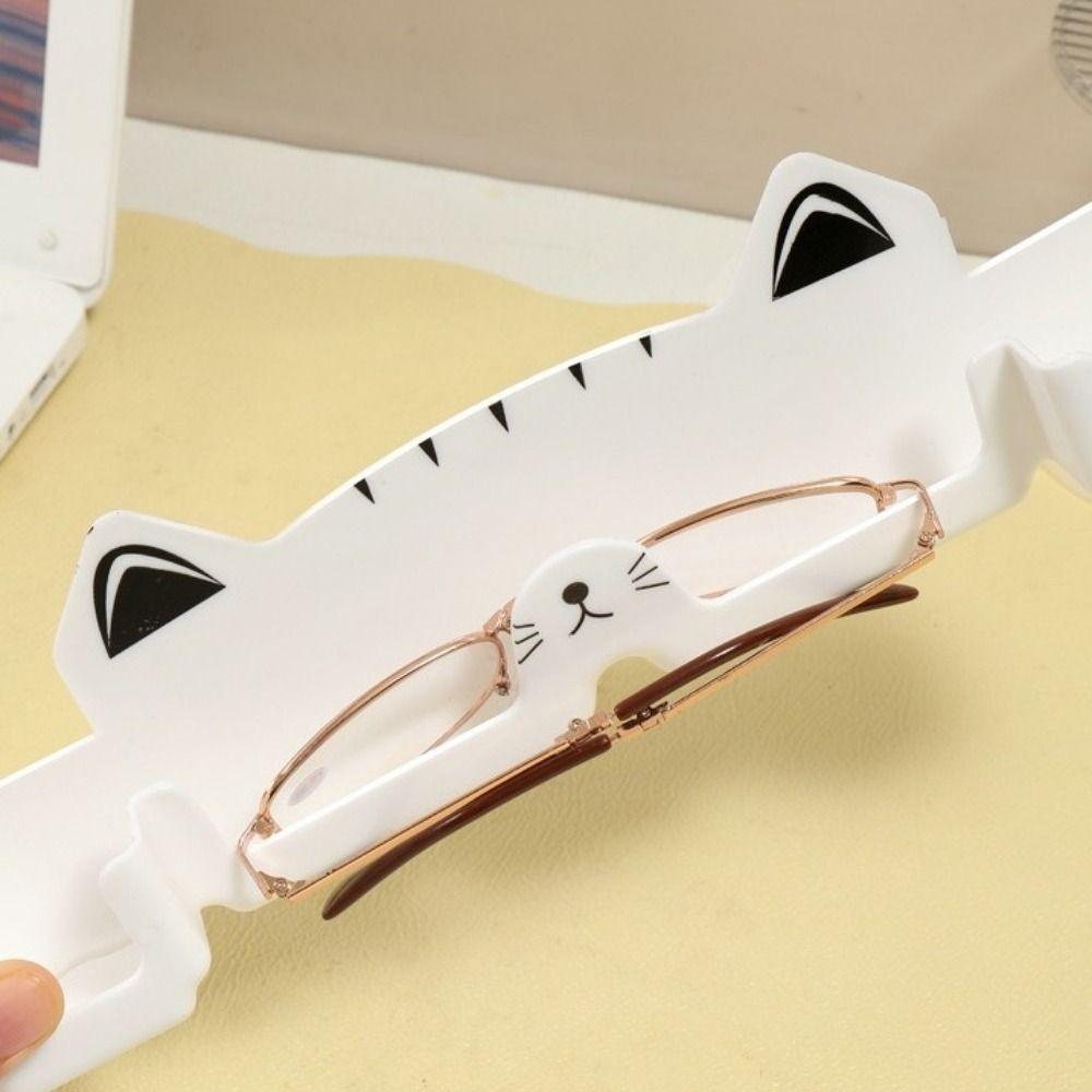 3 Pieces Punch-free Sunglasses Storage Holder Self-adhesive Myopia Glasses Display Rack  Bedside