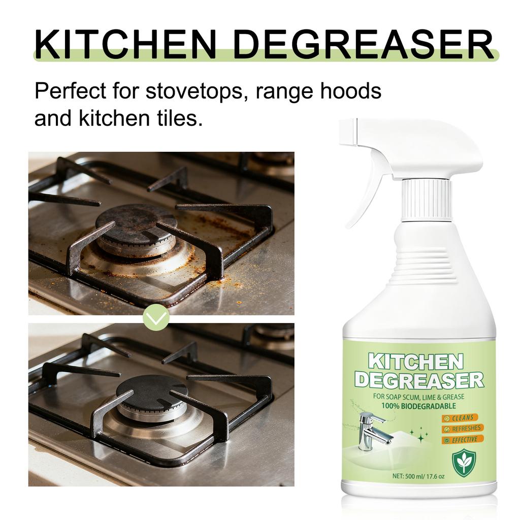 Cucina Macchie d'Olio Vetro Finestra Piastrelle Calcare Macchie d'Olio Detergente Multiuso 500ml