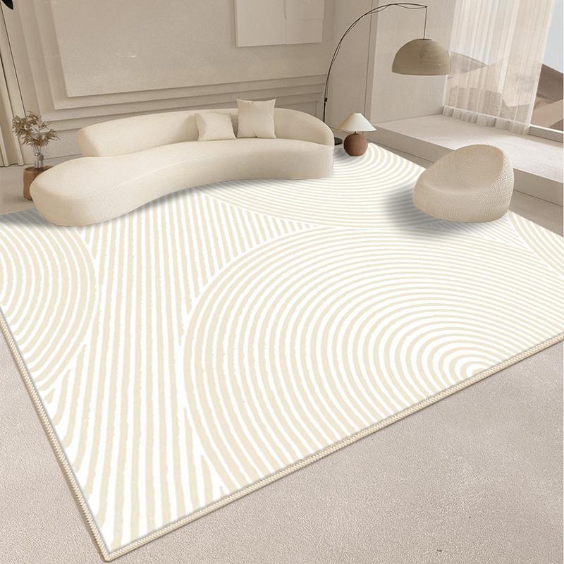 Modern Style Living Room Decoration Line Carpet Fluffy Soft Rugs for Bedroom Abstract Design Plush Rug Home Thickened Floor Mat