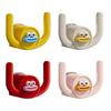 4Pcs Self-Adhesive Towel Hooks Cartoon Shape Slipper Rack Hanger Punching Free Small Item Hanging Hook