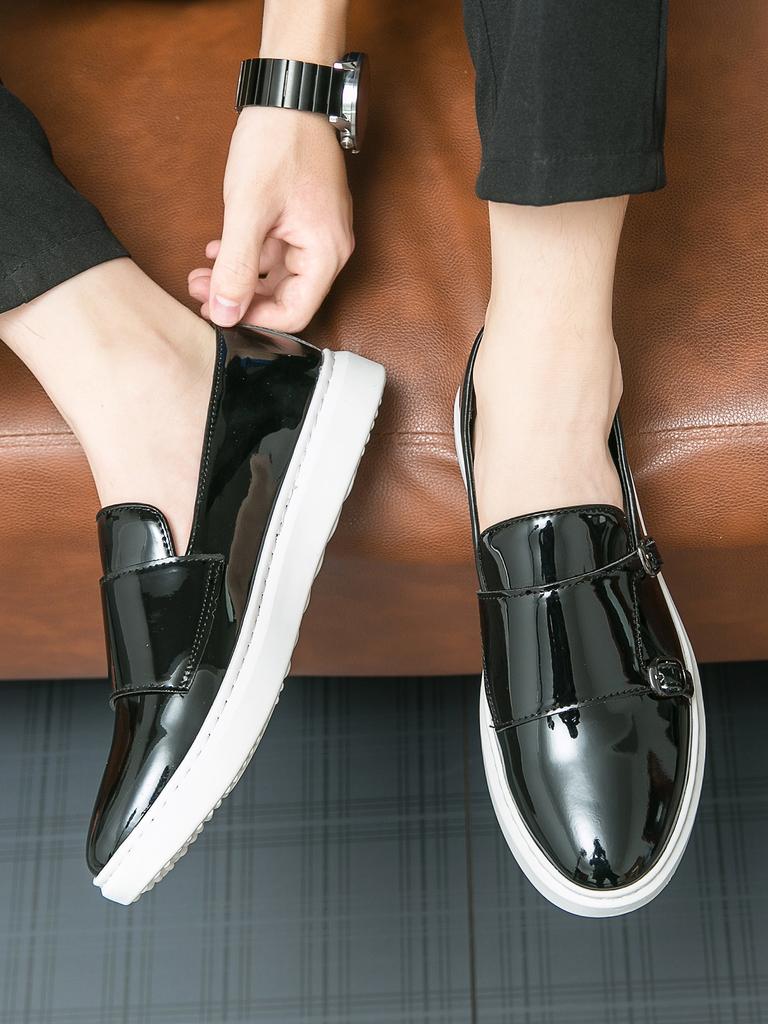 Fashion Classic Retro Style Men's Casual Shoes Business Dating Wedding Party Formal Driving Shoes Leather Shoes Men Fashion Trends Style