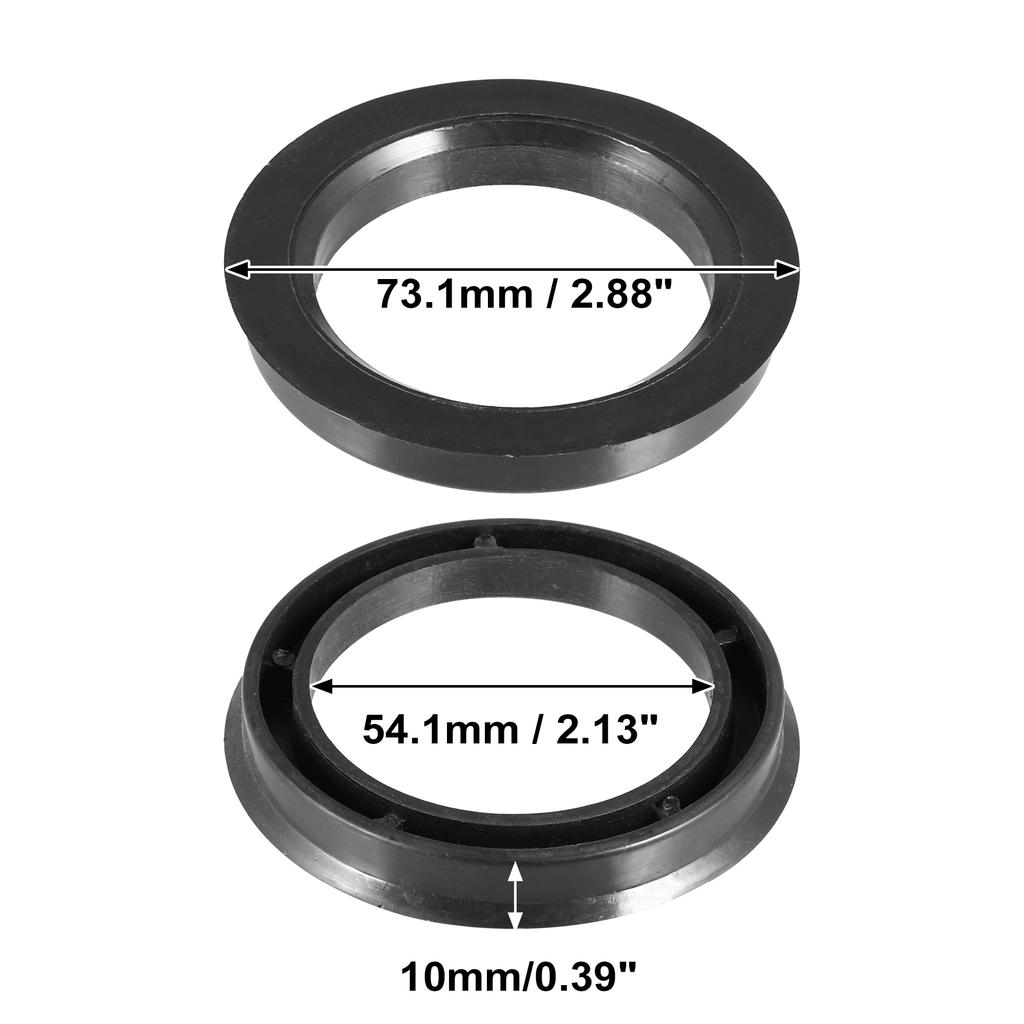 X Autohaux 2pcs Plastic Car Wheel Hub Centric Rings Wheel Bore Center 67.1-54.1 67.1-56.1 67.1-60.1 67.1-63.4 67.1-66.1mm
