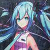 [USED] Hatsune Miku Graphic Print Anime T-Shirt VOCALOID Oversized