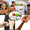 Funny Magnetic Bottle Opener Sports Theme Ball Key Chain Sports Ball Bottle Opener  Birthday Gift